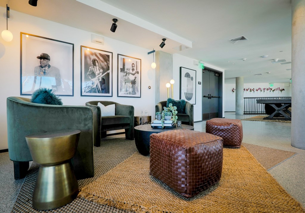 artizan clubroom with stylish lounge seating