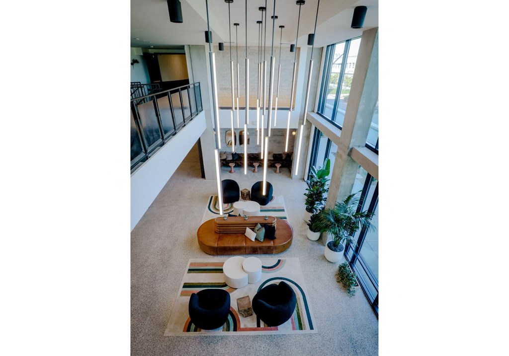 aerial view of artizan lounge