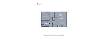 A - 1 bed 1 bath - 638 sqft