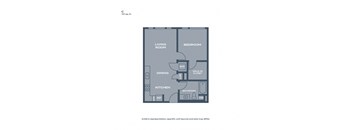 C  - 1 bed 1 bath - 721 sqft