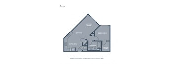 D - 1 bed 1 bath - 784 sqft