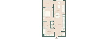 1A = 1 bed 1 bath