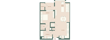 1D - 1 bed 1 bath