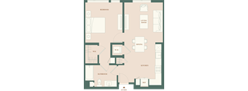 1E - 1 bed 1 bath