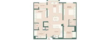 2A - 2 bed 2 bath