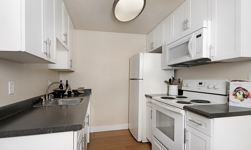 brewster furnished kitchen at Avenue Two Apartments, Redwood City  ,California, 94063