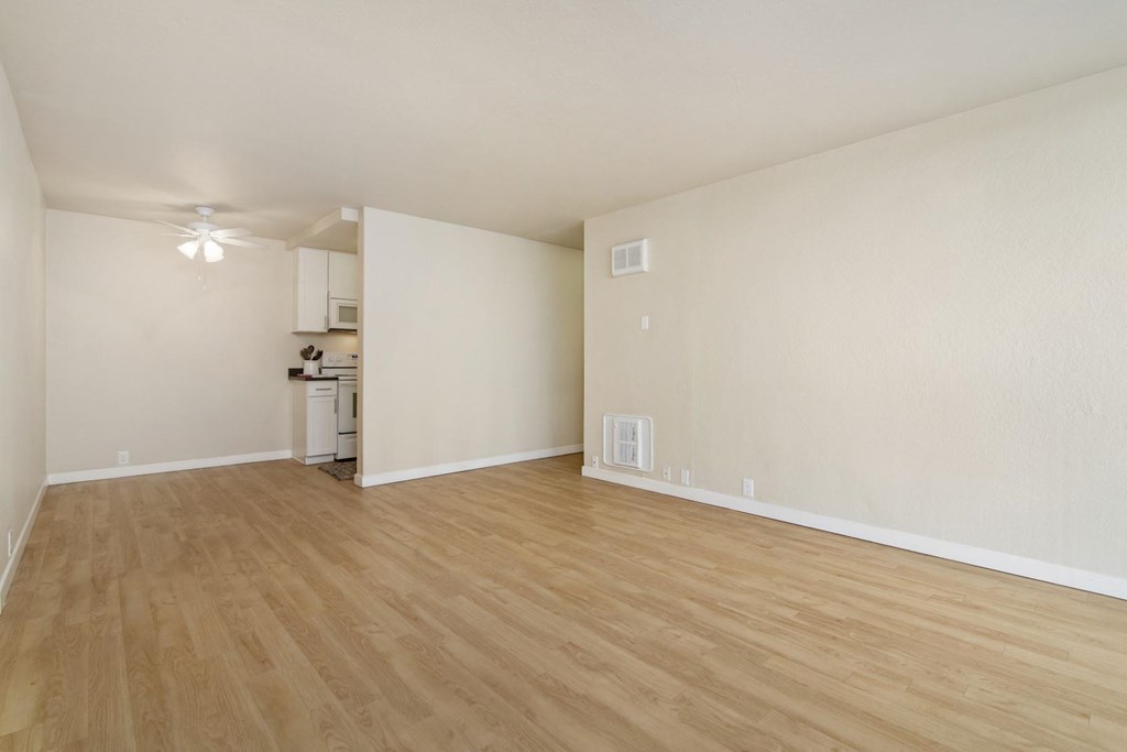 ralston floor plan unfurnished living room area at Avenue Two Apartments, Redwood City
