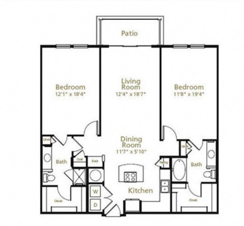 b2-1 2 bed 2 bath 1327 sf