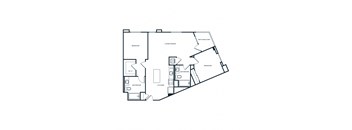 B4 Floor Plan at NoMa Apartments, Walnut Creek