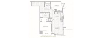 B5  – 2 Bedroom 2 Bath Floor Plan Layout – 1183 Square Feet
