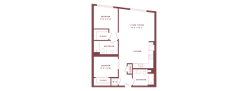 B7 - 2 bed 2 bath