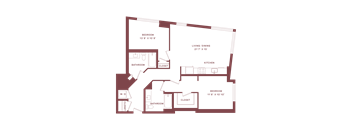 B8 - 2 bed 2 bath