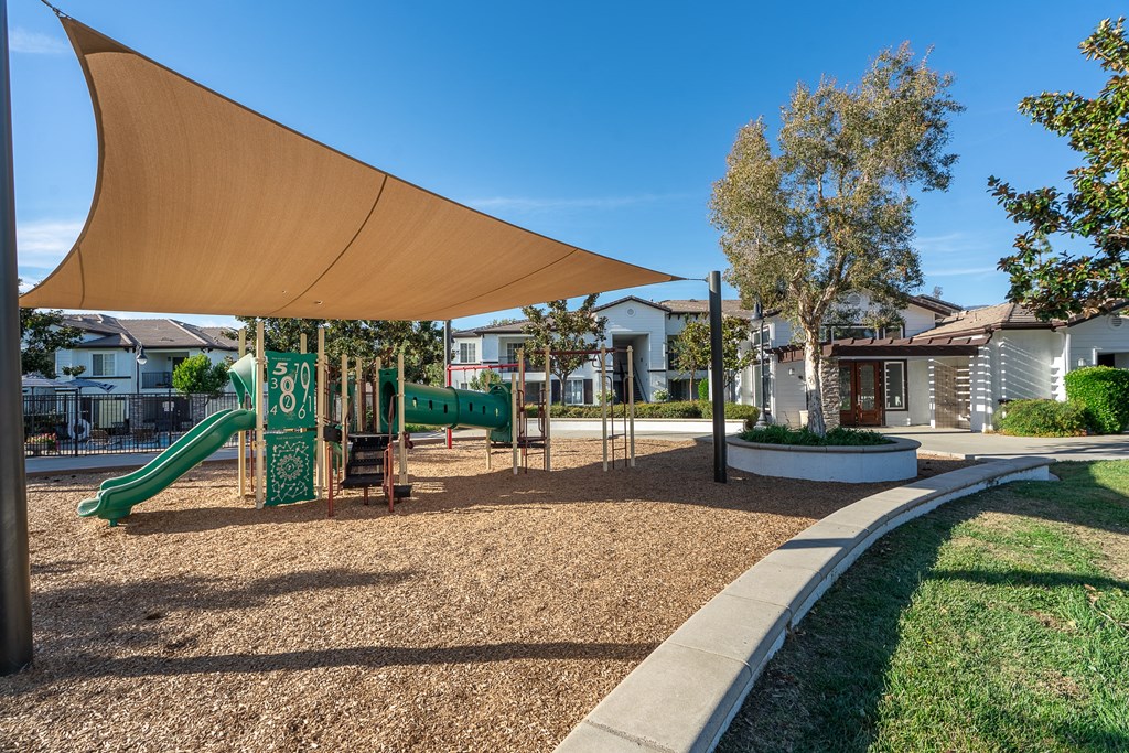 Outdoor kids play area