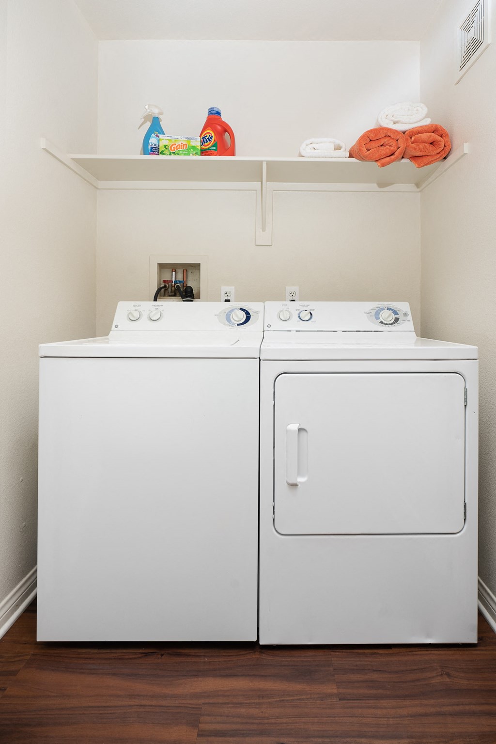 In unit washer and dryer