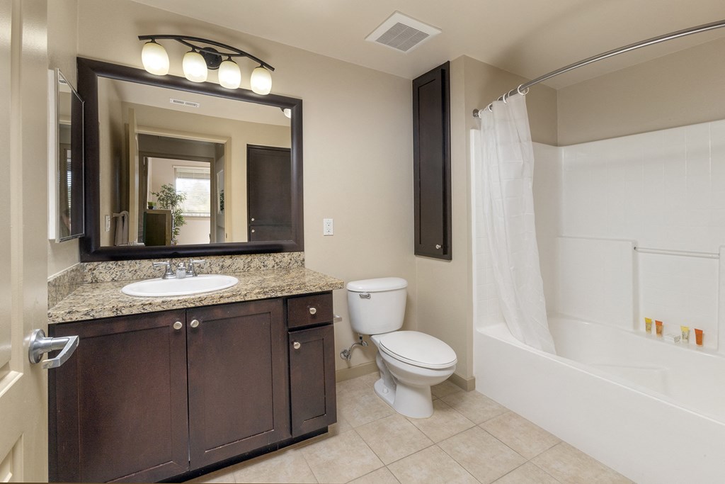 Large Tub In Bathroom at 55+ FountainGlen  Jacaranda, Fullerton, California