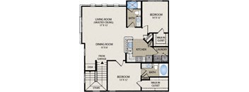 Belvedere - 2 bed 2 bath - 1159 sqft