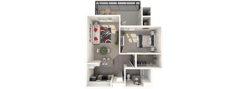 Bungalow Plus - two bedroom, one bathroom unit at FountainGlen Temeucla