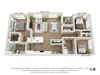 3 bed 3 bath - 1245 sqft