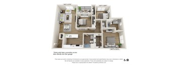 3 bed 3 bath - 1269 sqft