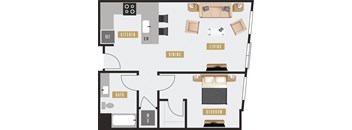 a drawing of a floor plan of a house