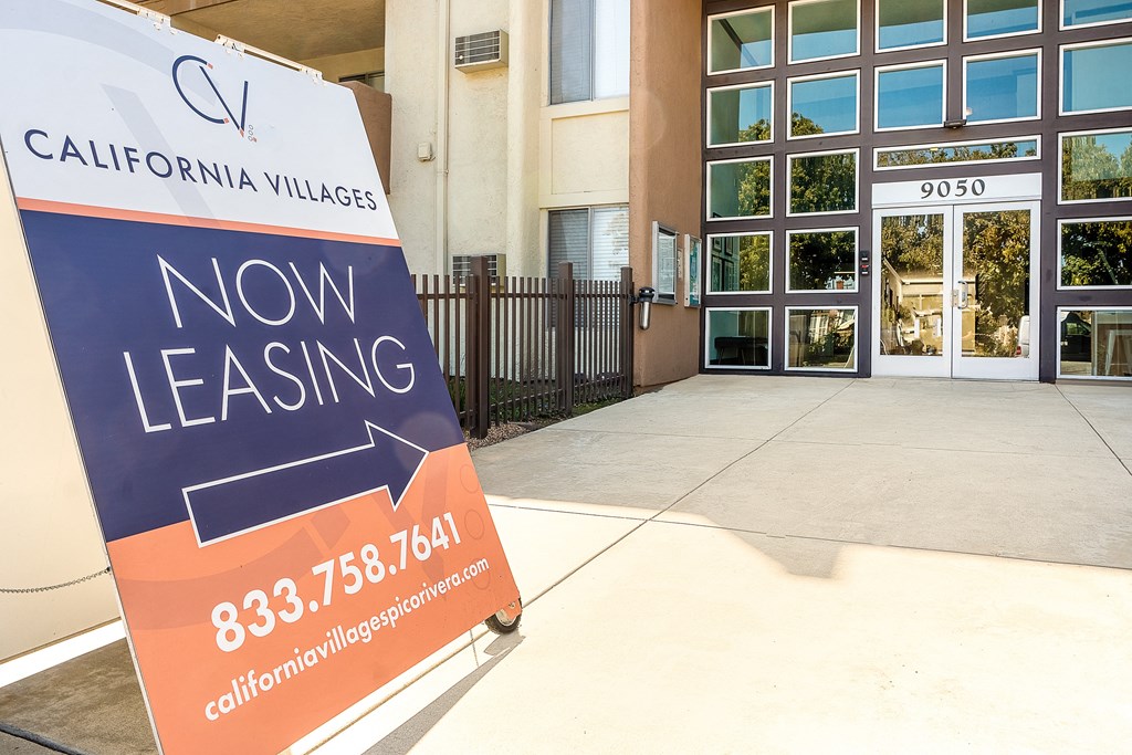 california villages pico rivera sign and entryway