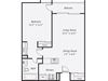 A1 floor plan 1 bedroom 1 bath 750 square feet A1 floor plan 1 bedroom 1 bath 750 square feet