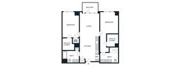 a floor plan of a building with three floors