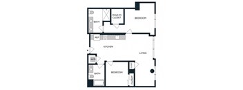 an illustration of a floor plan of a house