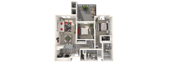 Cabernet Floor Plan at 55+ FountainGlen Terra Vista, Rancho Cucamonga, California