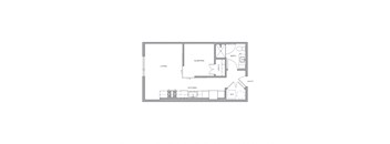 Caelum - Studio 1 Bath - 528 sqft