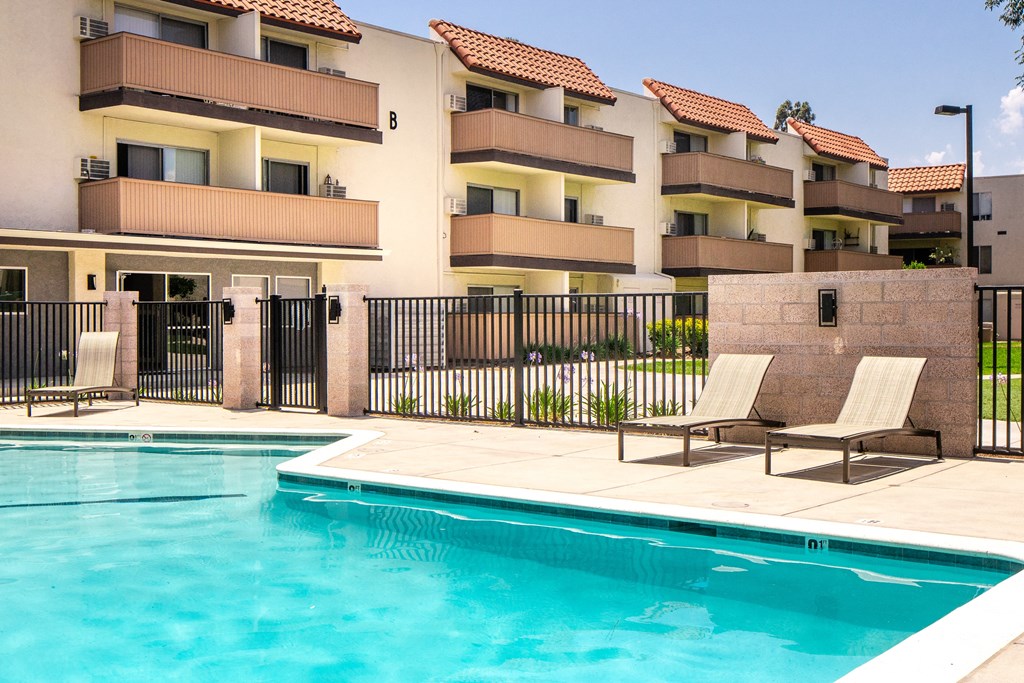 Pool with lounge area