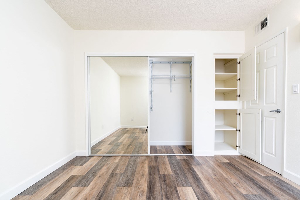 unfurnished closet