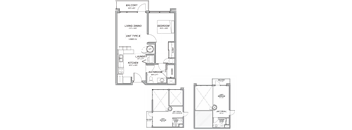 B1-L Floor Plan at Casa Estilo Apartments, Chula Vista, CA, 91910