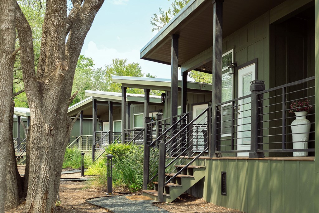 casata austin micro home exterior and balcony