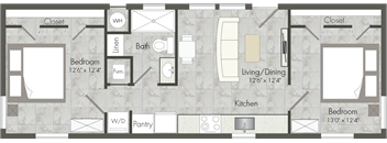 Unit B floor plan