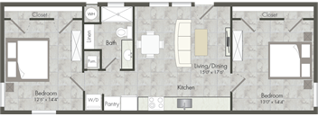 Unit C floor plan