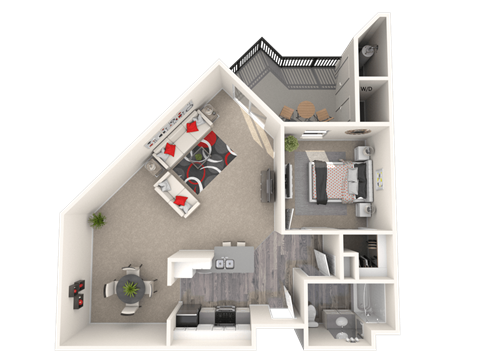Chardonnay Floor Plan at 55+ FountainGlen Terra Vista, Rancho Cucamonga, CA