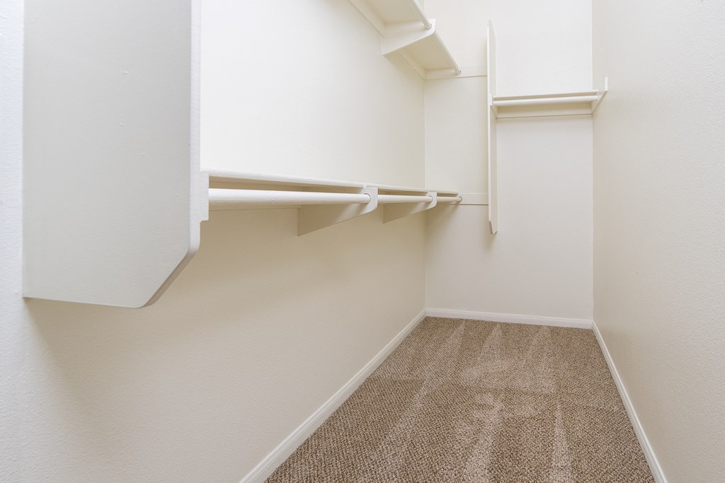 a walk in closet