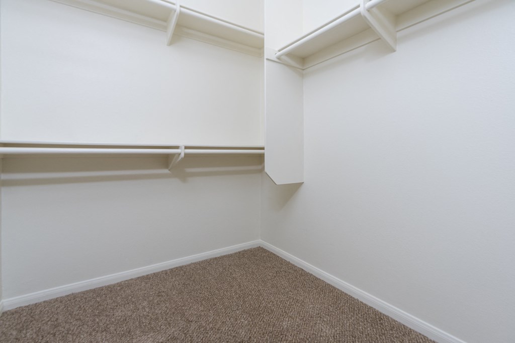a walk in closet