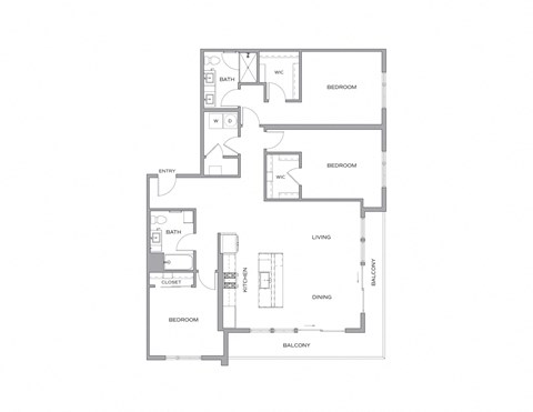 Collis - 3 Bed 2 Bath - 1826 sqft
