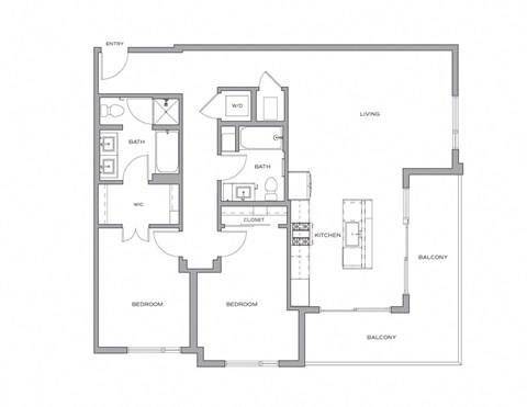 Concordia - 2 Bed 2 Bath - 1403 sqft