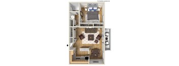 1B floor plan