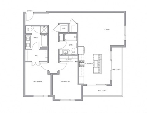 Cultura - 2 Bed 2 Bath - 1366 sqft