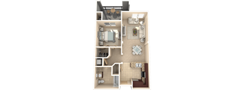 Cypress Floor Plan at 55+ FountainGlen  Jacaranda, Fullerton, 92833