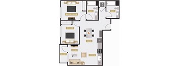 a drawing of a floor plan of a house