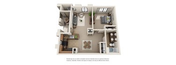 1 bed 1 bath 751 sqft