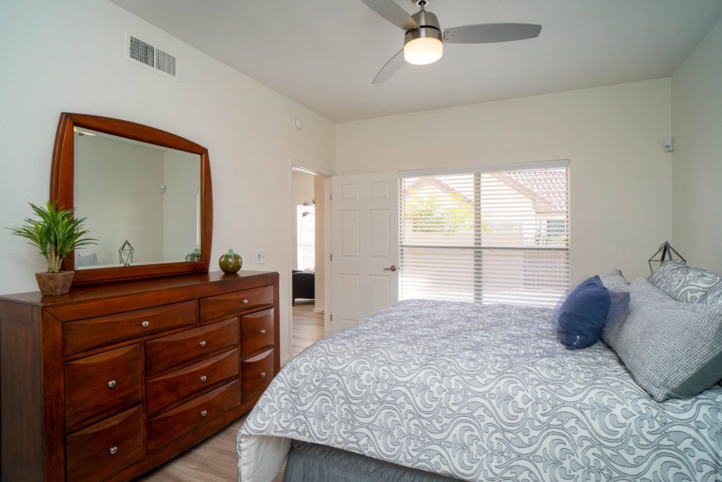 Bedroom With Expansive Windows Bedroom With Expansive Windows at Arboretum at South Mountain, Arizona