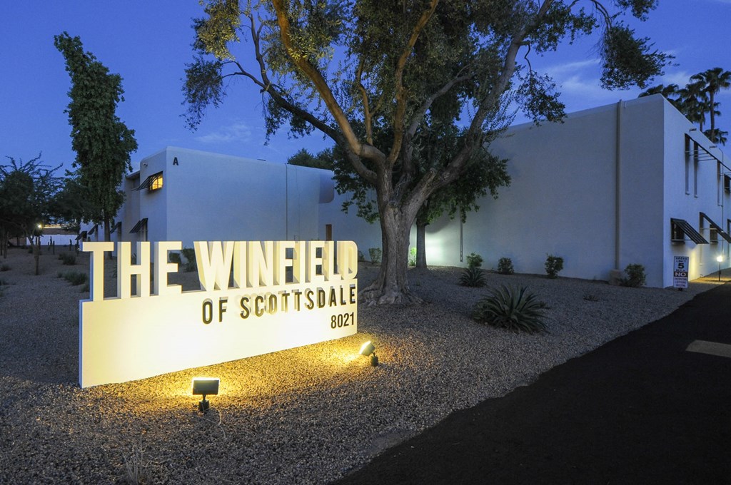 Property Signage at Winfield of Scottsdale, Scottsdale, AZ 85251  