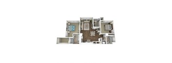 bedroom floor plan | apartments in pittsburgh pa | the alden