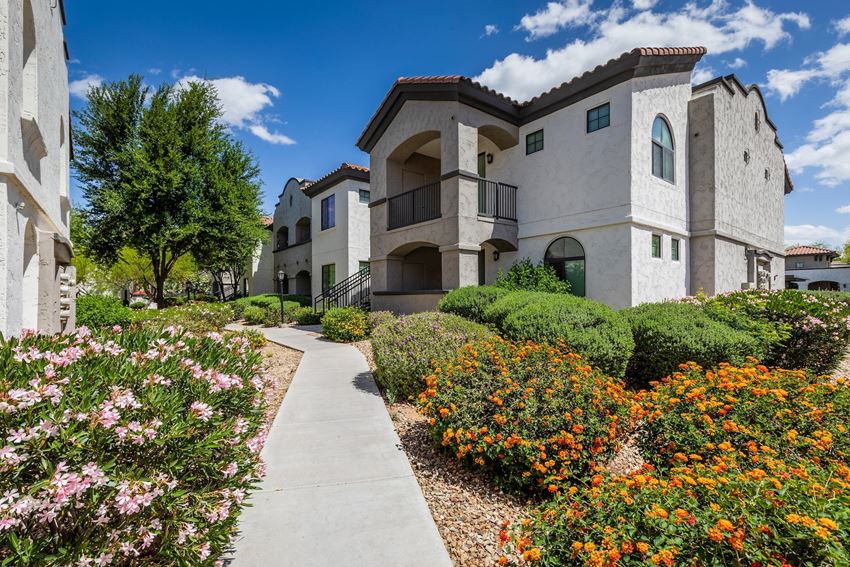 Building exterior and walkway